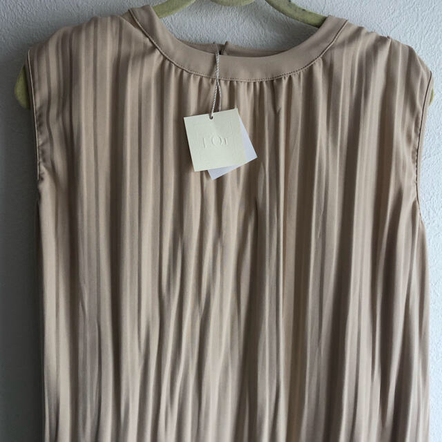 なし裏地L'Or Belted Pleats Dress