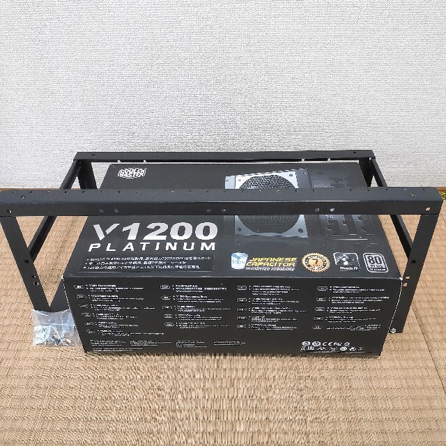 Cooler Master V1200 Platinum、マイニングフレーム