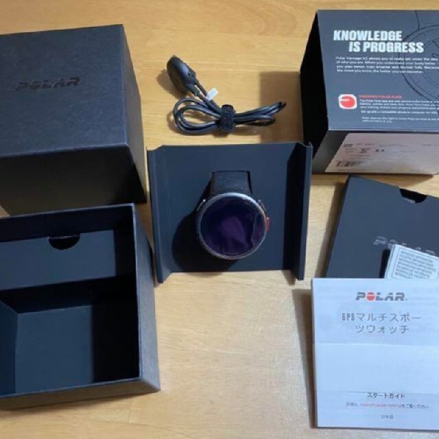 POLAR(ポラール)の【Yusuke様専用✨】POLAR VANTAGE V2 ブラック M/Lサイズ メンズの時計(腕時計(デジタル))の商品写真