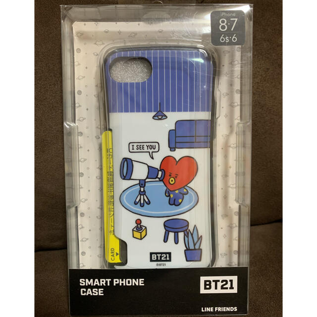 防弾少年団(BTS)(ボウダンショウネンダン)のBT21 公式 iPhone8 .7.6s.6  兼用  スマートフォンケース  スマホ/家電/カメラのスマホアクセサリー(iPhoneケース)の商品写真