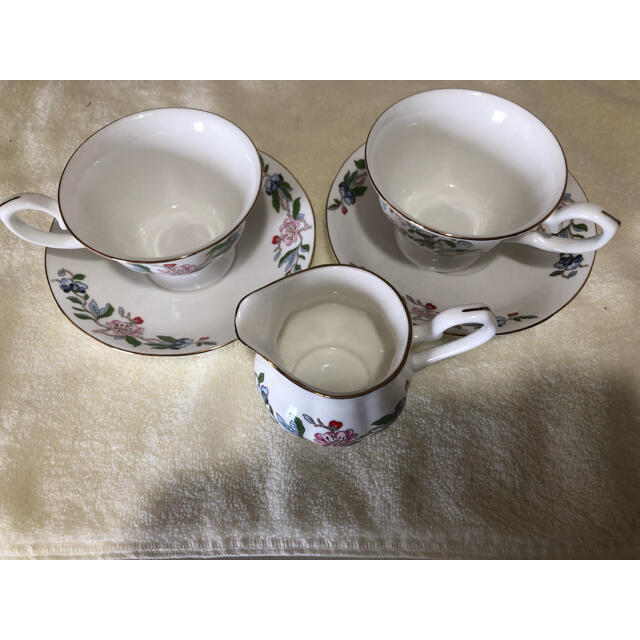 Aynsley China(エインズレイ)のエインズレイ　カップ&ソーサー3個セット インテリア/住まい/日用品のキッチン/食器(食器)の商品写真