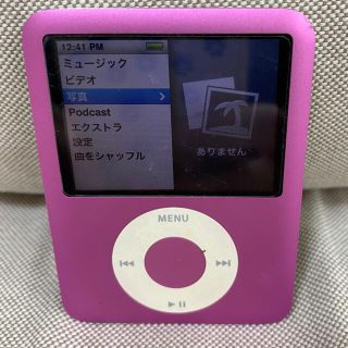 アイポッド(iPod)のiPod nano 第3世代　ピンク(ポータブルプレーヤー)