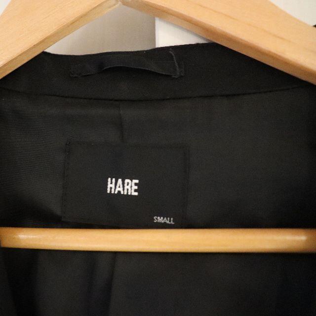 HARE(ハレ)のHARE　ノーカラーコート　ブラック メンズのジャケット/アウター(ノーカラージャケット)の商品写真