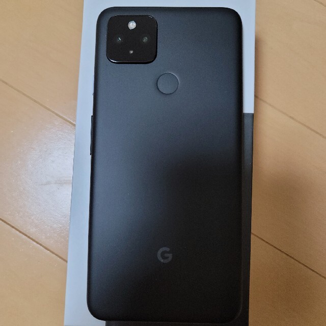 Google Pixel(グーグルピクセル)のSIMフリー Pixel 4a 5G 128GB ブラック スマホ/家電/カメラのスマートフォン/携帯電話(スマートフォン本体)の商品写真