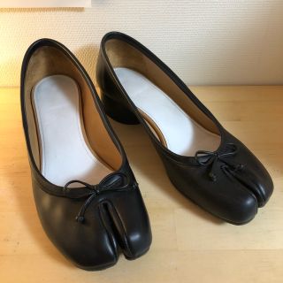 マルタンマルジェラ(Maison Martin Margiela)のTabi パンプス　ブラック　サイズ39(ハイヒール/パンプス)