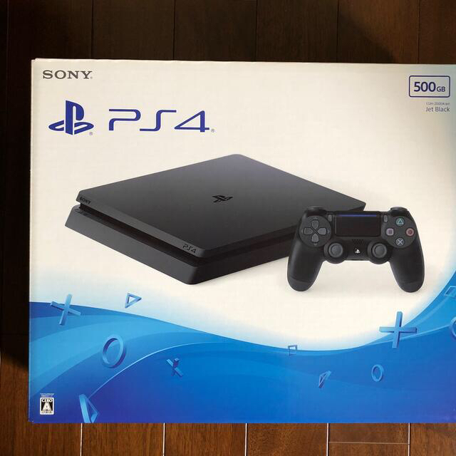 PlayStation4(プレイステーション4)のPlayStation®4 ジェット・ブラック 500GB CUH-2000A エンタメ/ホビーのゲームソフト/ゲーム機本体(家庭用ゲーム機本体)の商品写真