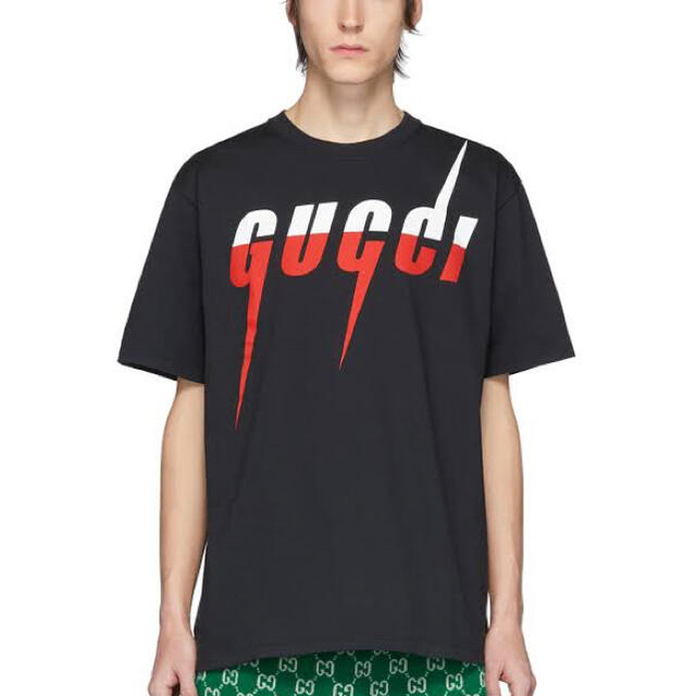 Gucci(グッチ)の本物最安値♪BTS ジミン着用モデル GUCCI ブレードTシャツ グッチ 黒 メンズのトップス(Tシャツ/カットソー(半袖/袖なし))の商品写真