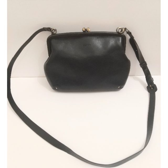 genten - シャラポワ様用 ゲンテン  がま口ポシェット  黒