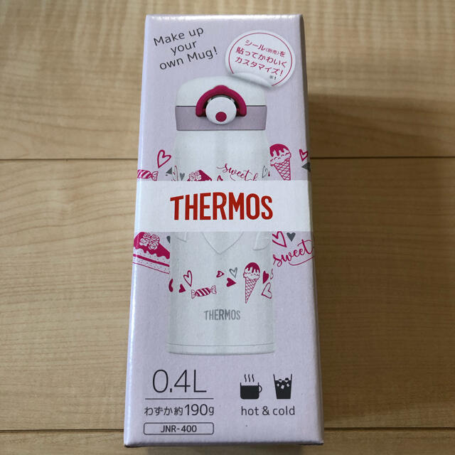 THERMOS(サーモス)のTHERMOS 真空断熱 ケータイマグ ホワイト 0.4ℓ インテリア/住まい/日用品のキッチン/食器(タンブラー)の商品写真