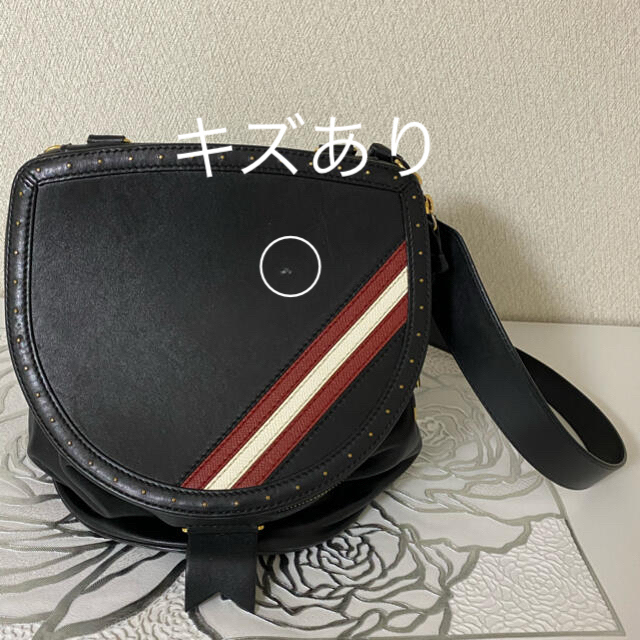 暖色系 BALLY バリーラインレザーショルダーバッグ | ochge.org
