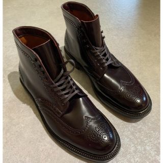 オールデン(Alden)のhira4655様専用　新品　オールデン  ウィングチップ　ブーツ　バーガンディ(ブーツ)