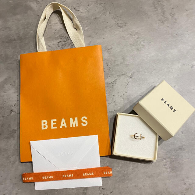 BEAMS(ビームス)のsale BEAMS 新品未使用 ゴールドマリンリング レディースのアクセサリー(リング(指輪))の商品写真