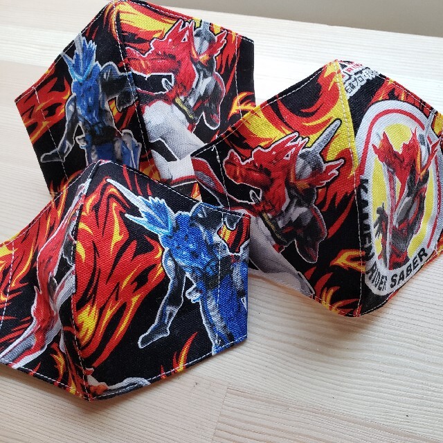 THE MASK(マスク)のハンドメイド　仮面ライダー　セイバー　セット その他のその他(オーダーメイド)の商品写真