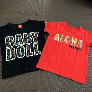 ベビードール(BABYDOLL)の男の子　半袖Tシャツ　2枚まとめ売り　110.120㎝(Tシャツ/カットソー)