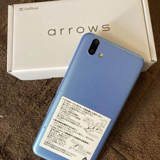 アローズ(arrows)のarrows U ブルー 32 GB SIMフリー(スマートフォン本体)