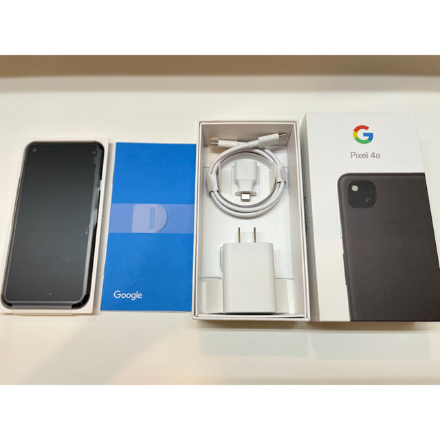 Google Pixel(グーグルピクセル)のGoogle Pixel 4a  JustBlack 128GB SIMフリー スマホ/家電/カメラのスマートフォン/携帯電話(スマートフォン本体)の商品写真