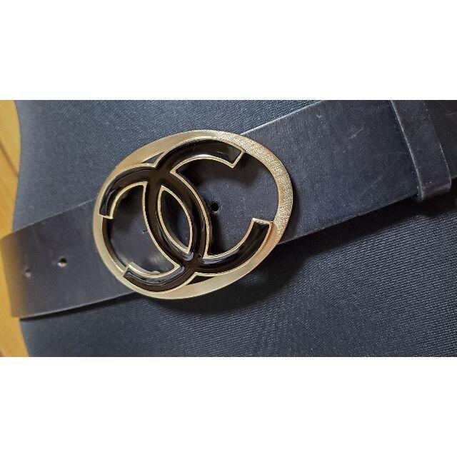 CHANEL(シャネル)の正規良 シャネル クルーズ CCココマークロゴバックル ベルト黒 80 4cm幅 メンズのファッション小物(ベルト)の商品写真