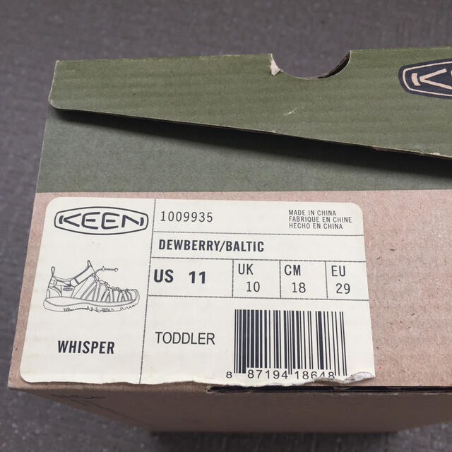 KEEN(キーン)のKEENサンダル kids 子供18センチ キッズ/ベビー/マタニティのキッズ靴/シューズ(15cm~)(サンダル)の商品写真