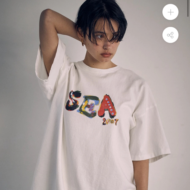 Drawer(ドゥロワー)の新品　SEA VINTAGE GRAPHIC TEE レディースのトップス(Tシャツ(半袖/袖なし))の商品写真