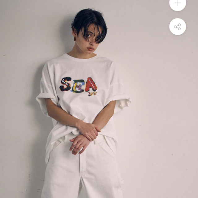 Drawer(ドゥロワー)の新品　SEA VINTAGE GRAPHIC TEE レディースのトップス(Tシャツ(半袖/袖なし))の商品写真