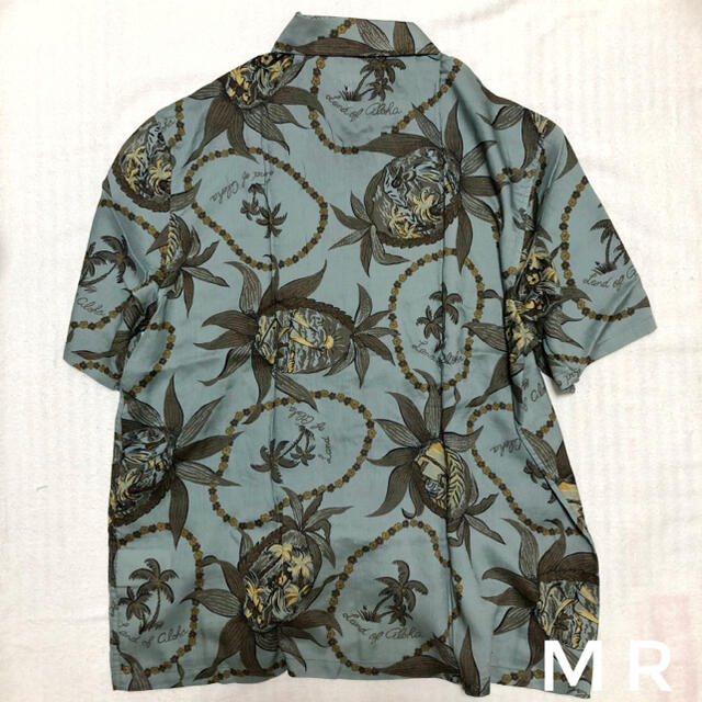 STUSSY(ステューシー)のM OL BOX SHIRT SHORT SLEEVE BLUE ALOHA メンズのトップス(シャツ)の商品写真