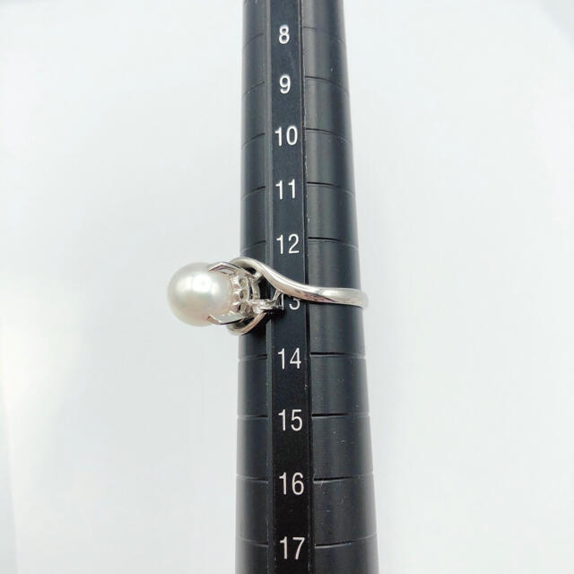 J4626 −63アコヤ真珠 天然真珠 パール 指輪 8