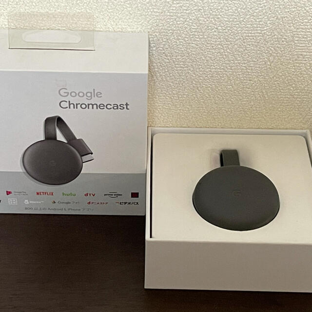 Google(グーグル)のGoogle Chromecast クロームキャスト　中古品 スマホ/家電/カメラのテレビ/映像機器(映像用ケーブル)の商品写真