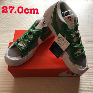 ナイキ(NIKE)のNIKE BLAZER LOW GREEN(スニーカー)