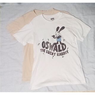 ユニクロ(UNIQLO)の男の子 Ｔシャツ ディズニーオズワルド サイズS ユニクロ USED おまけ付(Tシャツ/カットソー(半袖/袖なし))