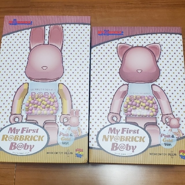 MEDICOM TOY(メディコムトイ)のMY FIRST R@BBRICK & NY@BRICK B@BY  2種セット ハンドメイドのおもちゃ(フィギュア)の商品写真