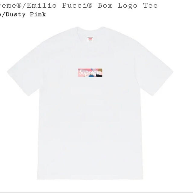 Supreme(シュプリーム)のM Supreme®/Emilio Pucci® Box Logo Tee メンズのトップス(Tシャツ/カットソー(半袖/袖なし))の商品写真