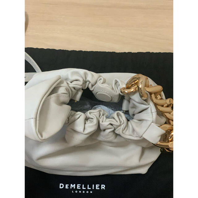 L'Appartement DEUXIEME CLASSE(アパルトモンドゥーズィエムクラス)の美品【DEMELLIER LONDON】hand bag with chain レディースのバッグ(ハンドバッグ)の商品写真