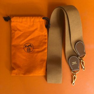 エルメス(Hermes)の【正規品】エルメス バンドリエール ベージュ ゴールド金具(ショルダーバッグ)