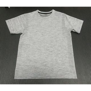 ジーユー(GU)のGUスポーツ クルーネック メッシュシャツ グレー(Tシャツ/カットソー(半袖/袖なし))