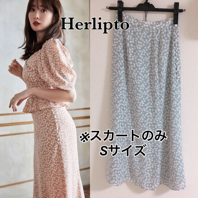 Herlipto / Cherry Pattern Two Piece スカート レディースのスカート(ロングスカート)の商品写真