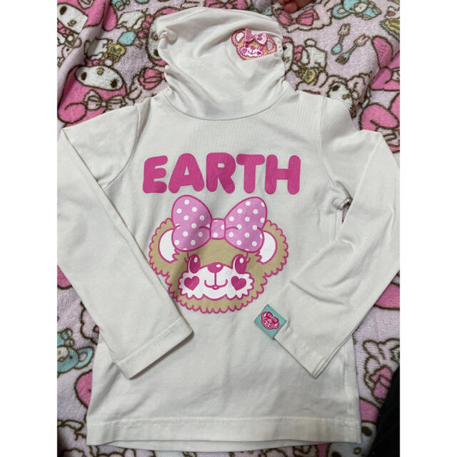 EARTHMAGIC(アースマジック)の🤍🕊様専用♡ハイネックロンTと襟付きワンピ キッズ/ベビー/マタニティのキッズ服女の子用(90cm~)(Tシャツ/カットソー)の商品写真