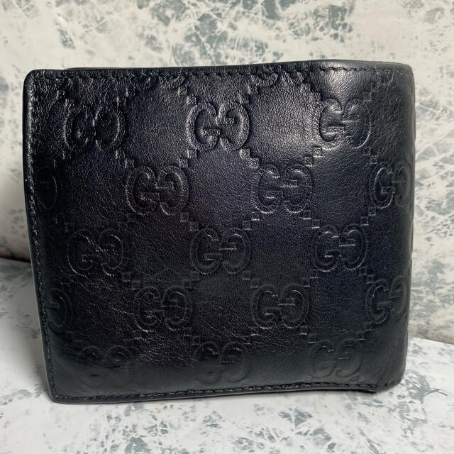 正規品/良品/GUCCI/グッチ/シマレザー/二つ折り財布 【タイムセール!】 3304円引き www.vivatcircus.ru