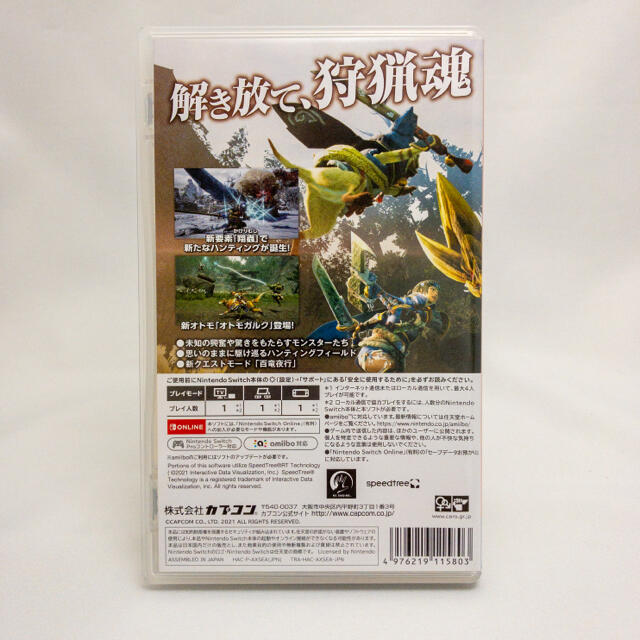 モンスターハンターライズ Switch エンタメ/ホビーのゲームソフト/ゲーム機本体(家庭用ゲームソフト)の商品写真