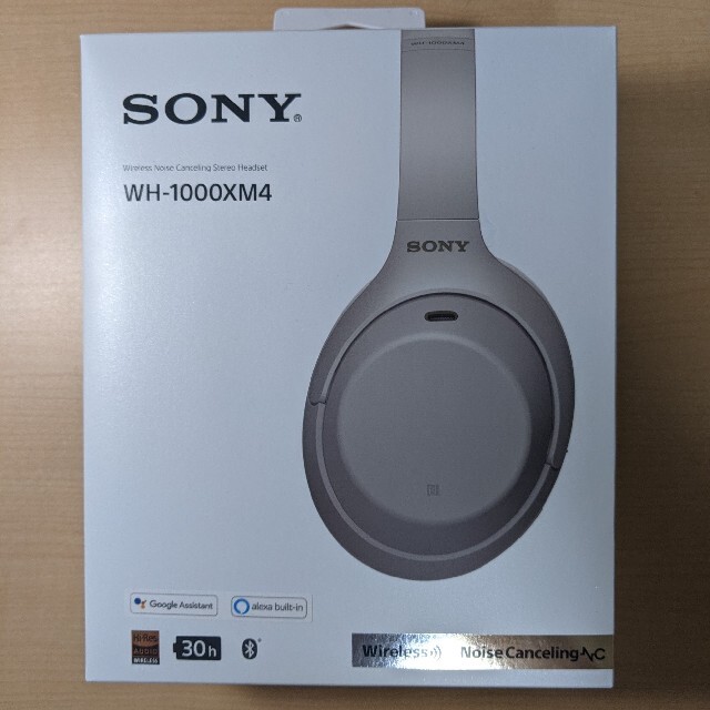 SONY WH-1000XM4 ワイヤレスヘッドホン シルバー