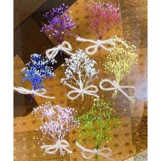 結婚式 席札 ウェディング ウッドクリップ ミニブーケ ハンドメイド　花(ブーケ)