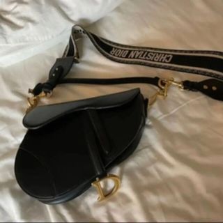 クリスチャンディオール(Christian Dior)のDIOR saddle bag ディオール サドルバッグ スムースカーフスキン(ショルダーバッグ)