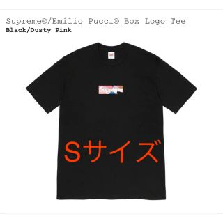 シュプリーム(Supreme)のsupreme Emilio Pucci® Box Logo Tee　Sサイズ(Tシャツ/カットソー(半袖/袖なし))