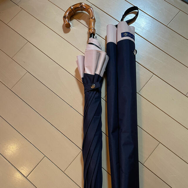 芦屋ロサブラン 日傘 折りたたみ 完全遮光 100% 2段 コンビ 50cm-
