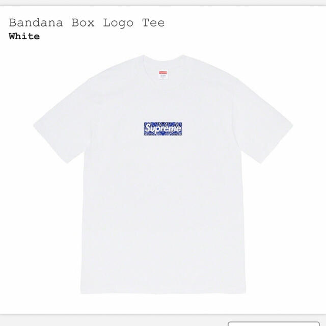 supreme bandana box logo tee Mサイズ - Tシャツ/カットソー(半袖/袖なし)