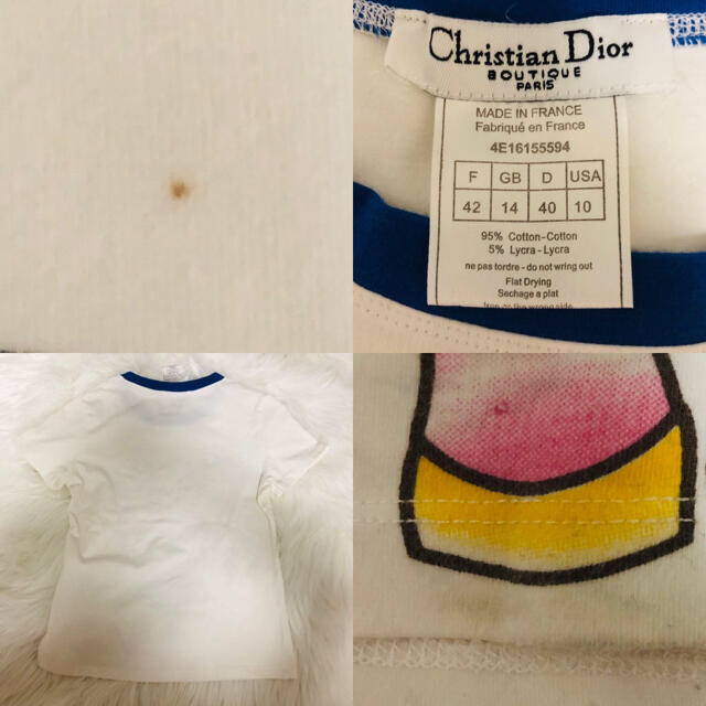 Christian Dior(クリスチャンディオール)のレア✨クリスチャンディオール 💙 ヴィンテージ Tシャツ レディースのトップス(Tシャツ(半袖/袖なし))の商品写真