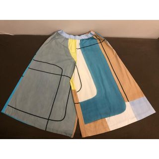 ★今季新作★マザーハウス イードット ハンドペイント ツキヨ ガウチョパンツ