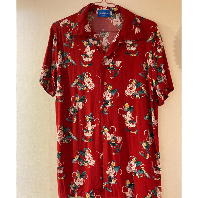 Disney(ディズニー)の値下げ　ミニーアロハシャツs レディースのトップス(シャツ/ブラウス(半袖/袖なし))の商品写真