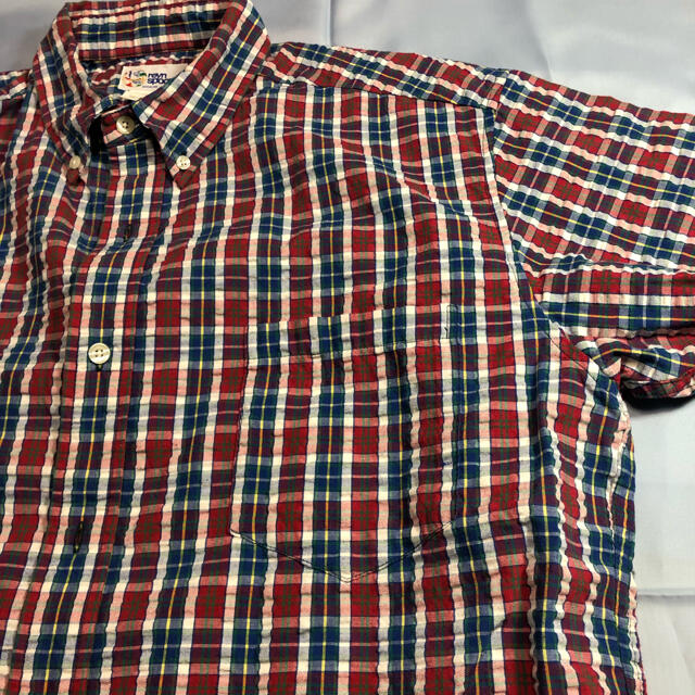 Reyn Spooner(レインスプーナー)のメンズ半袖チェックシャツ　レインスプーナー USAサイズM メンズのトップス(シャツ)の商品写真
