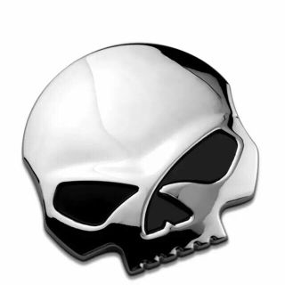 Harley Davidson - ハーレーダビッドソン メタルステッカー スカル