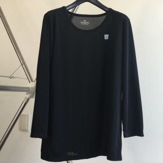 PARIS  フォーマル　9分袖　インナー　黒　長袖　Tシャツ　日本製　新品(その他)